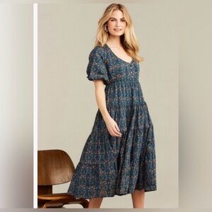 Roller Rabbit Hampton Mabel Midi Dress Small EUC